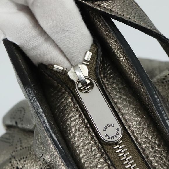 Used Louis Vuitton Monogram Mahina XS Bag Bronze - Picture 10 of 11